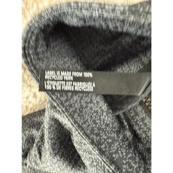 Mondetta Size M Stretch Mock Neck Half Zip Sweater Gray Long Sleeve Pullover - Picture 6 of 9